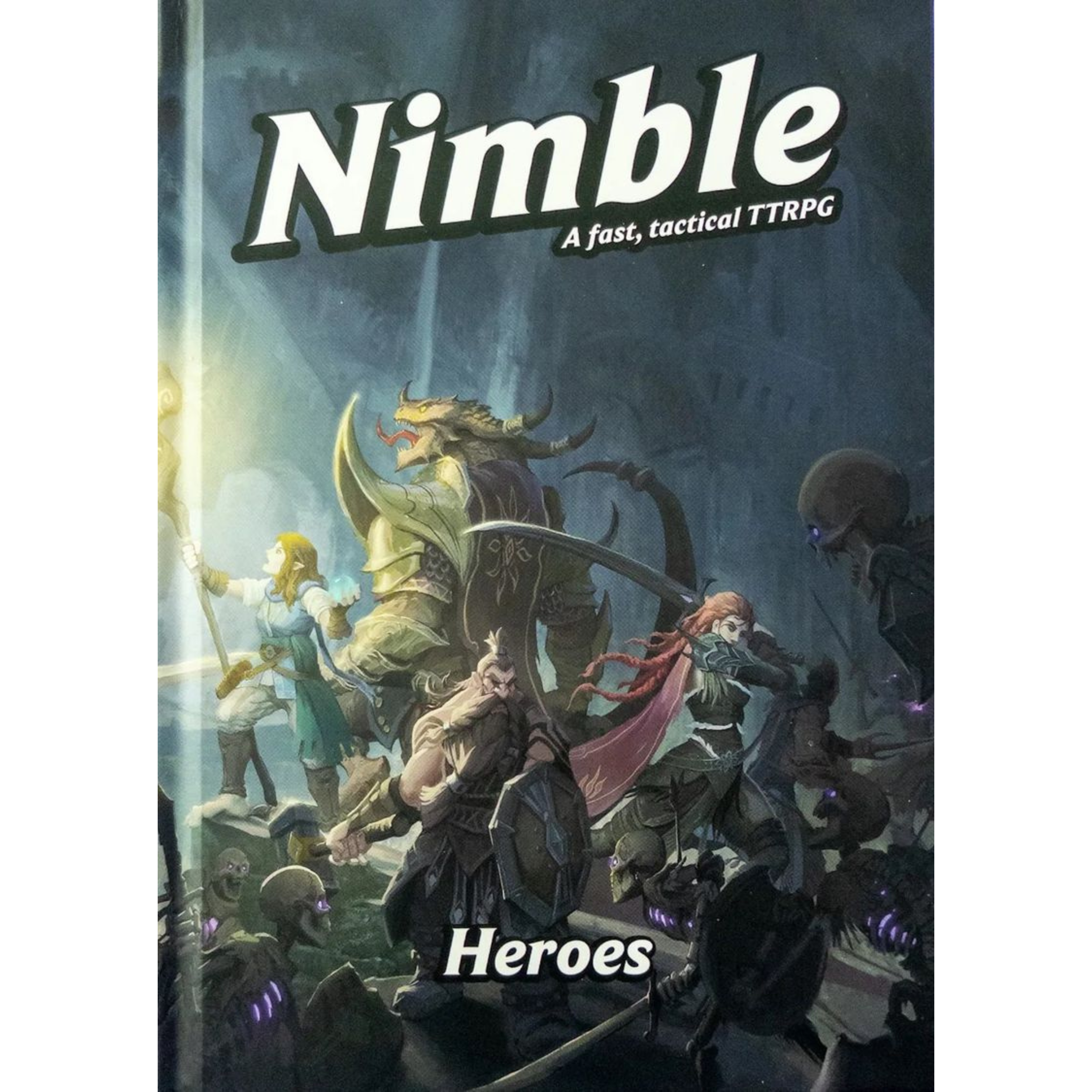 Nimble Fast Tactical TTRPG Heroes Book Hardcover